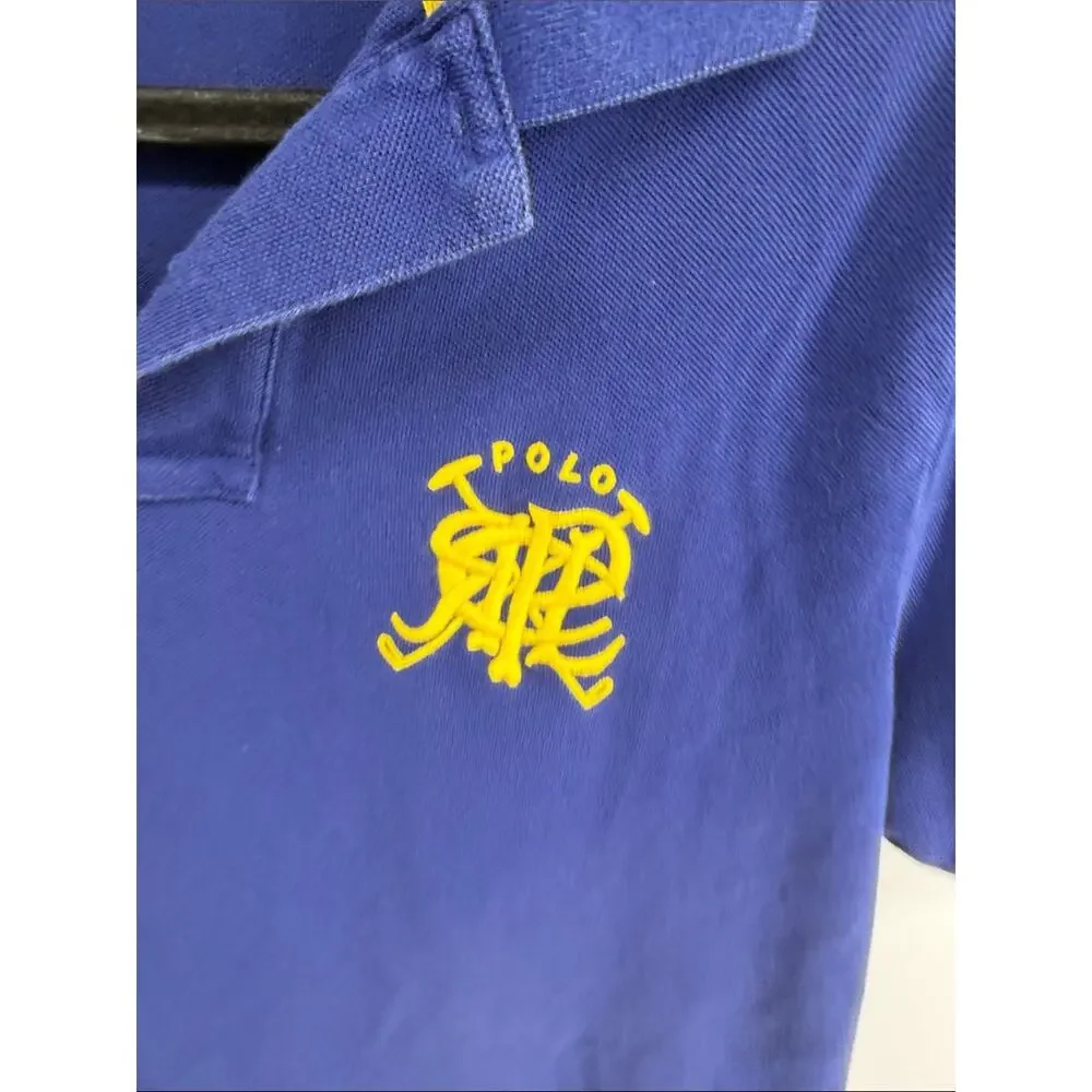 Polo Ralph Lauren Custom Fit big logo embroidered short sleeve polo shirt sz M